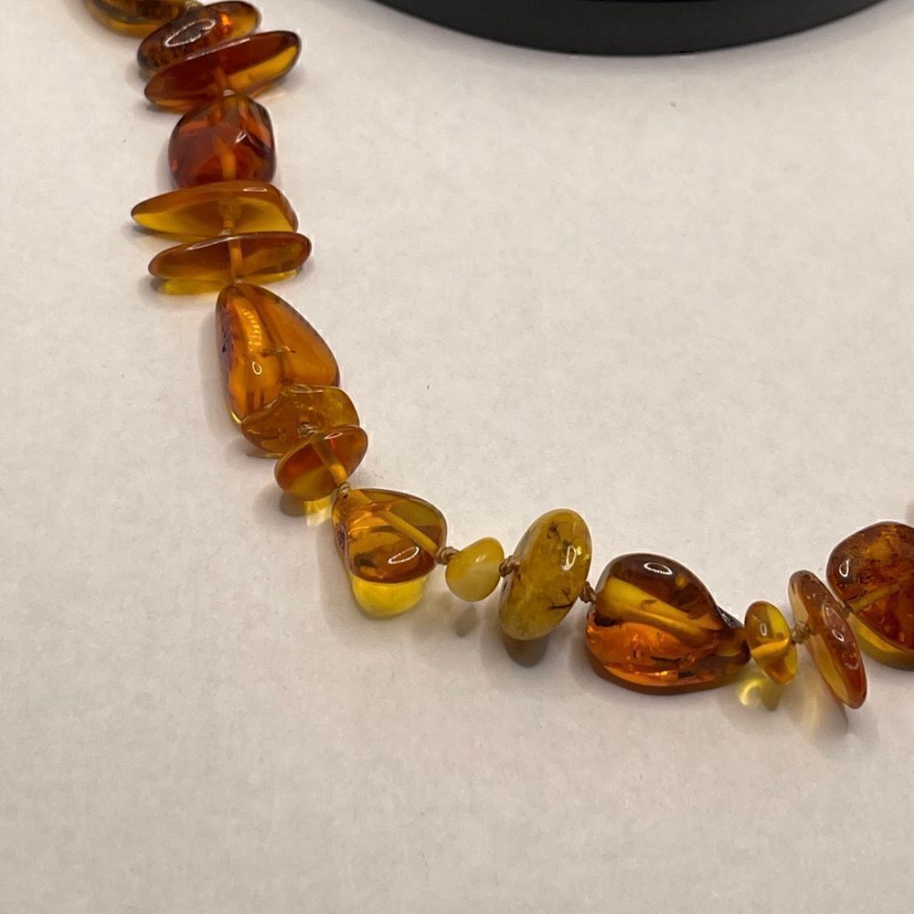 Necklace made real different amber’s - Picture 4 of 13